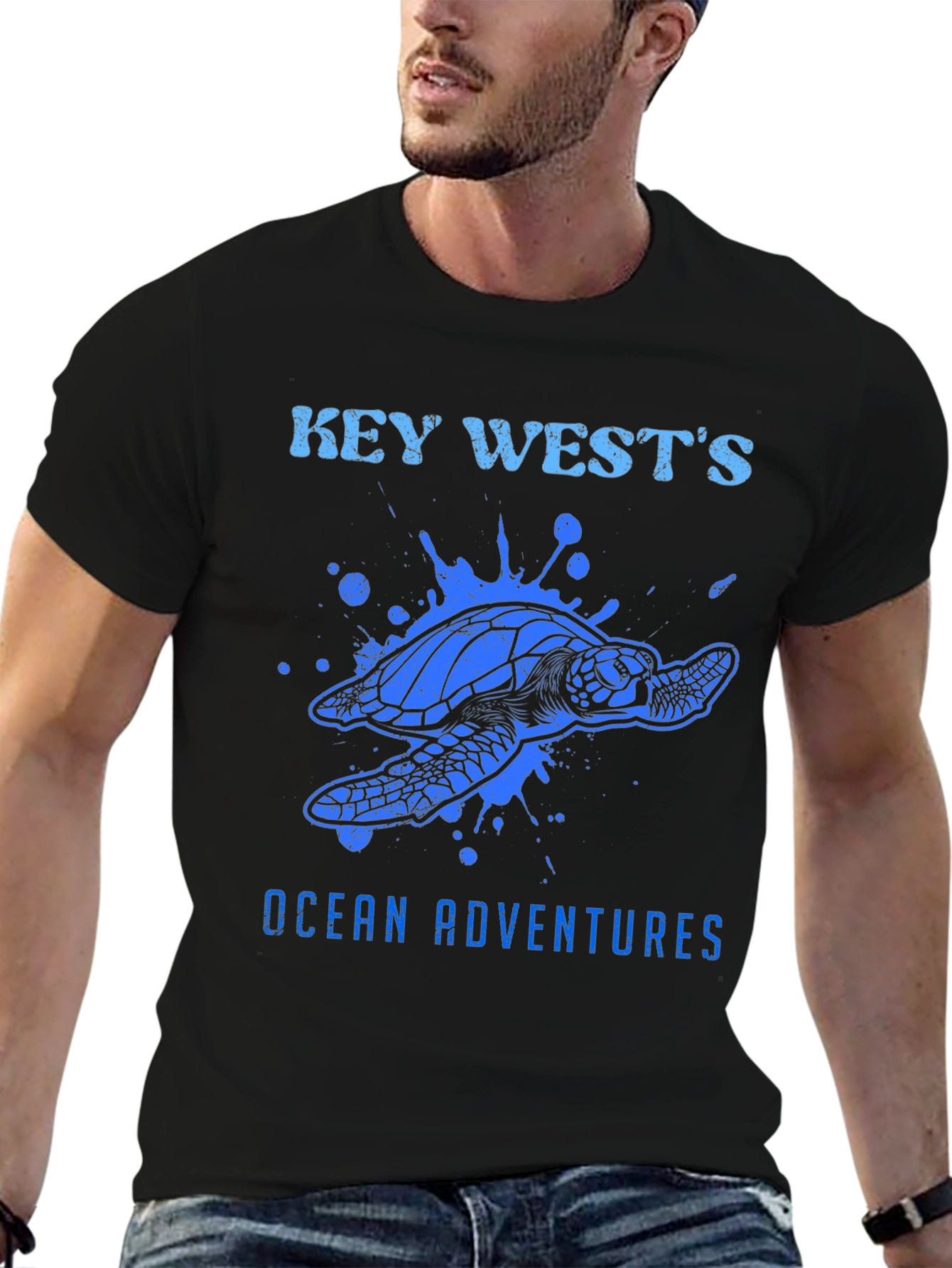 Key West Ocean Adventures Turtle Graphic Tee