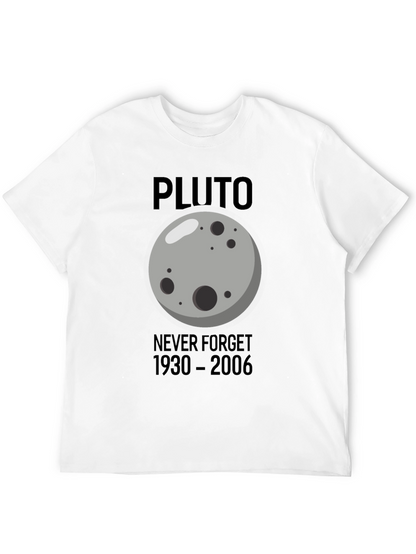 Pluto Never Forget T-Shirt - Black Graphic Tee