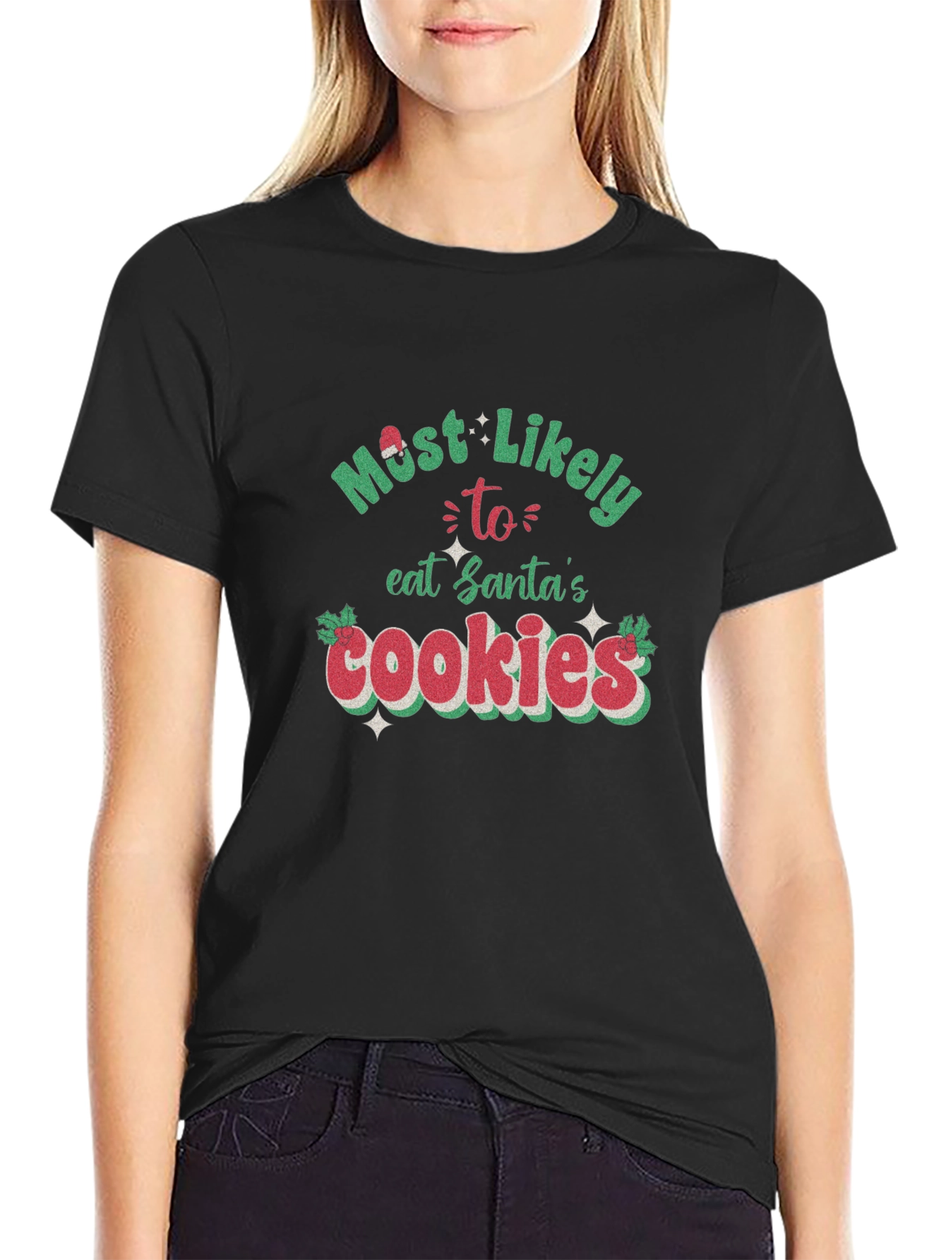 Most Likely To Eat Santas Cookies T-Shirt