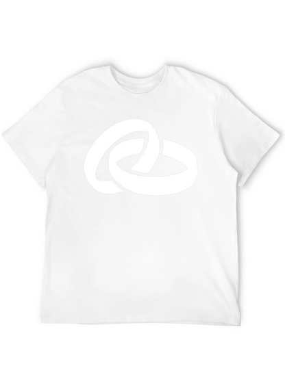 Linked Rings Graphic Tee - Stylish Black Cotton T-Shirt