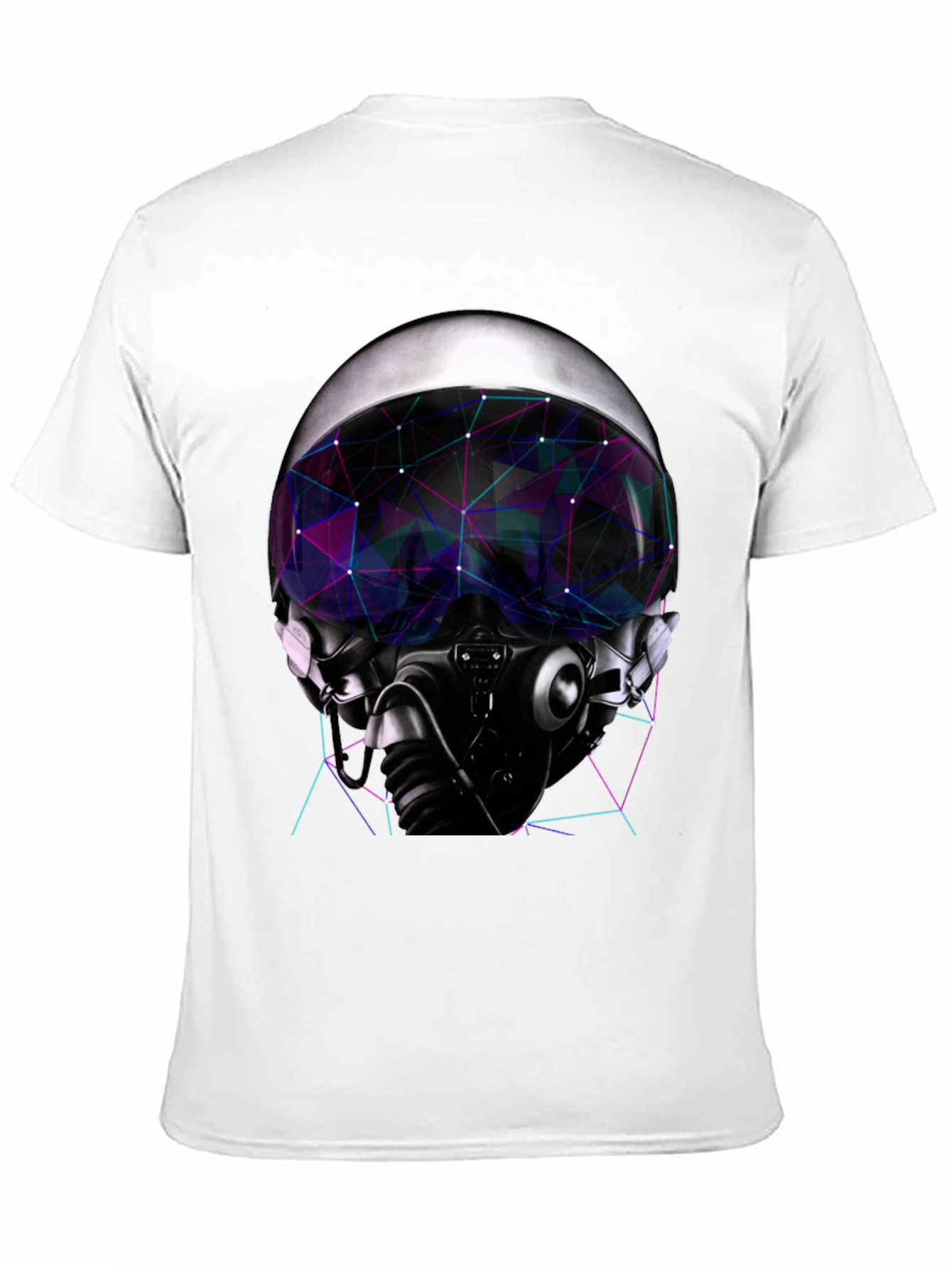 Cyber Pilot Graphic Tee - Futuristic Design