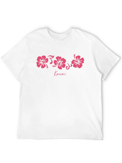 Kauai Hibiscus Black T-Shirt