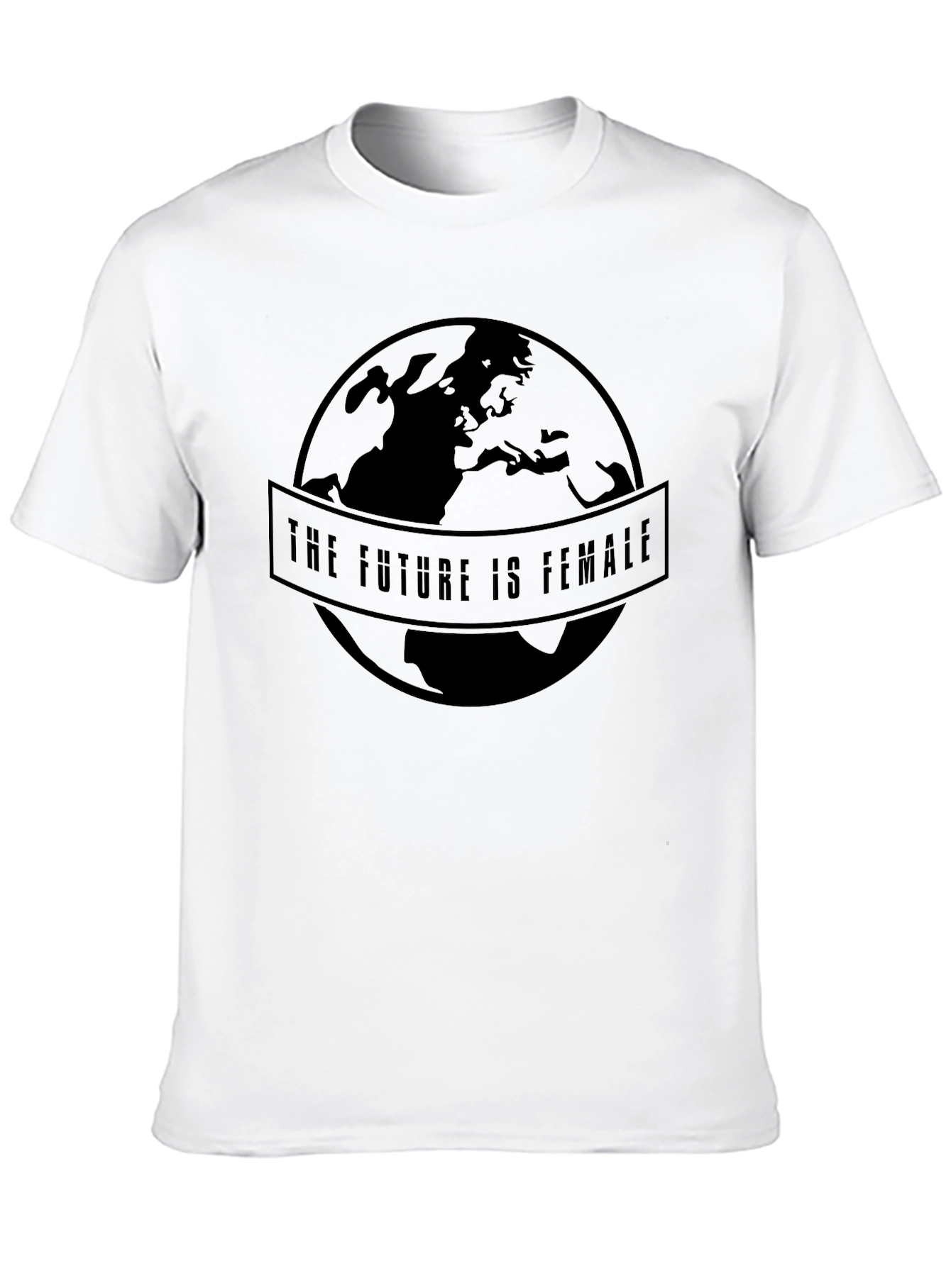 The Future is Female Black Graphic T-Shirt