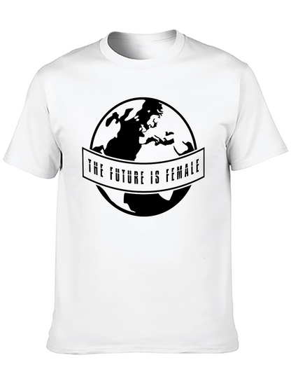 The Future is Female Black Graphic T-Shirt