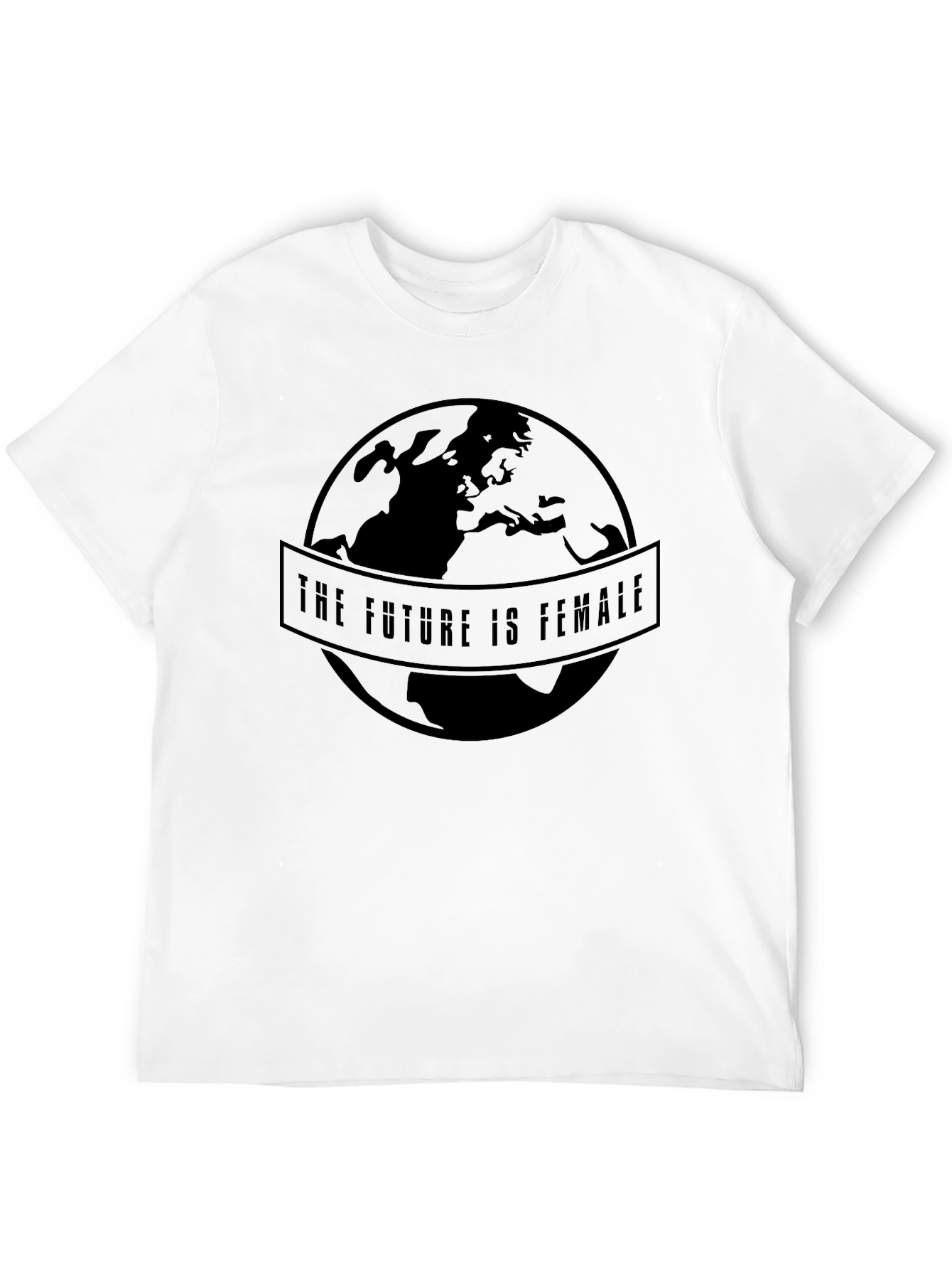 The Future is Female Black Graphic T-Shirt