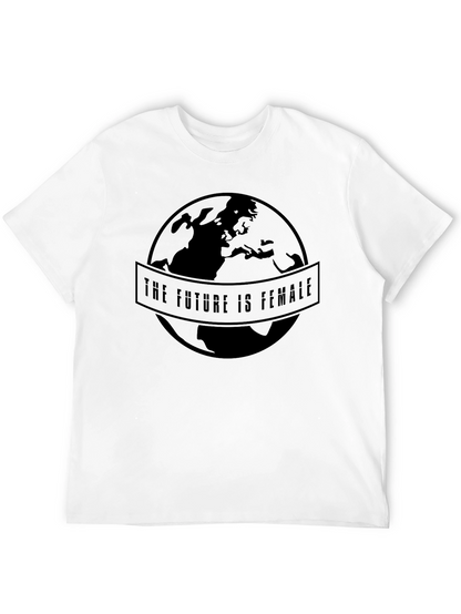 The Future is Female Black Graphic T-Shirt