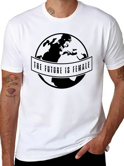 The Future is Female Black Graphic T-Shirt