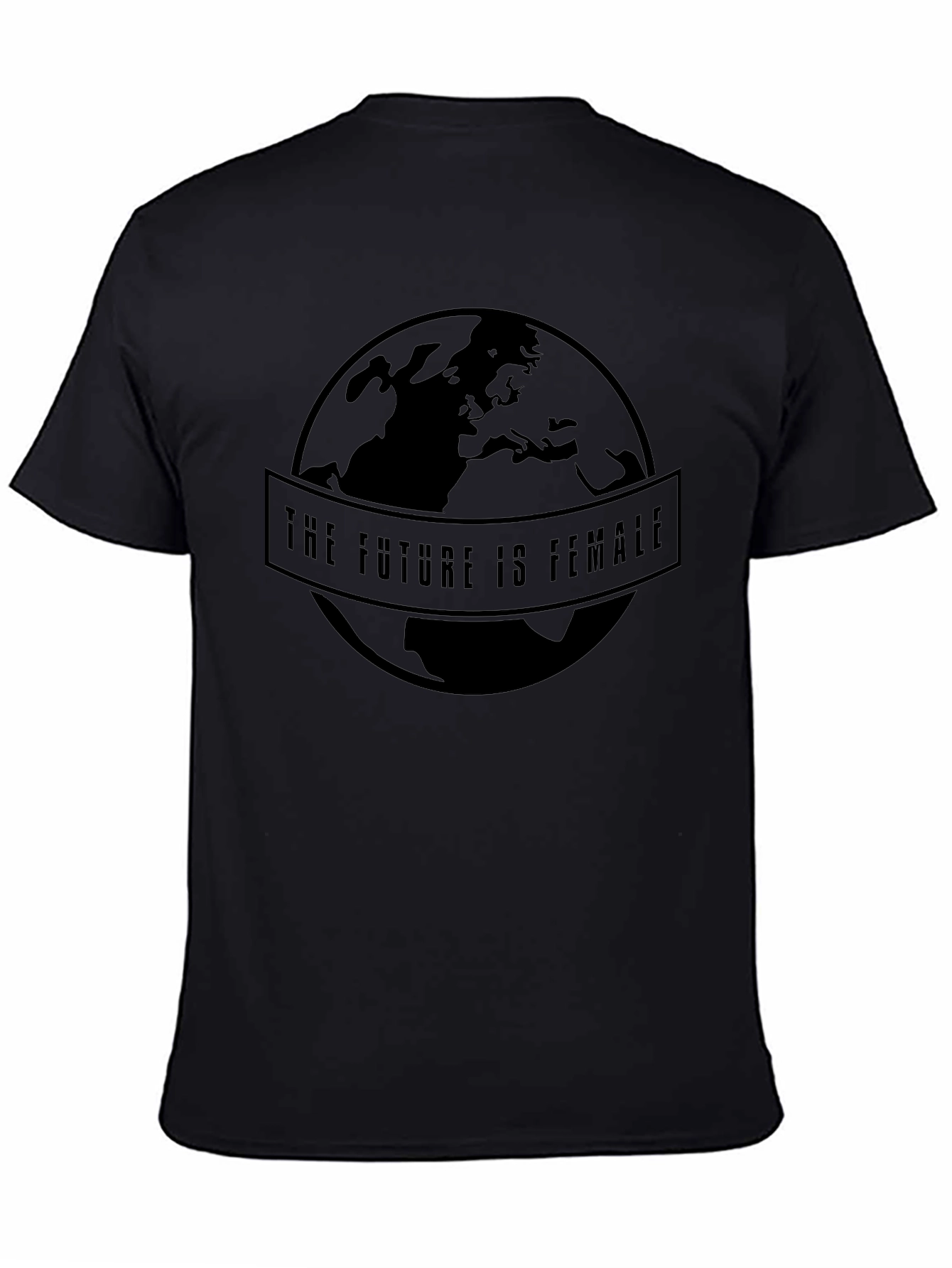 The Future is Female Black Graphic T-Shirt