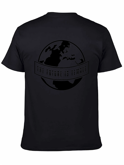 The Future is Female Black Graphic T-Shirt