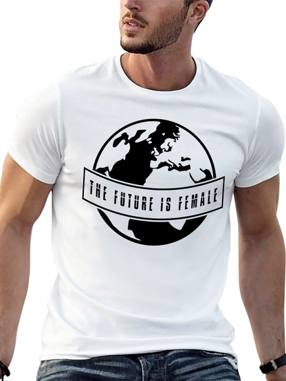 The Future is Female Black Graphic T-Shirt