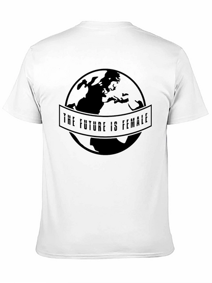 The Future is Female Black Graphic T-Shirt