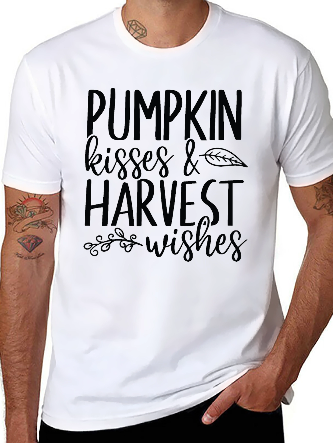 Pumpkin Kisses & Harvest Wishes Graphic Tee