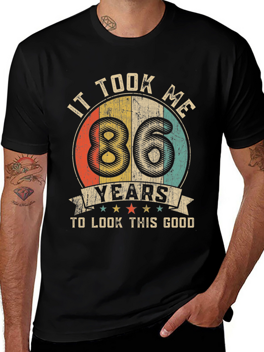 86th Birthday Vintage Graphic T-Shirt