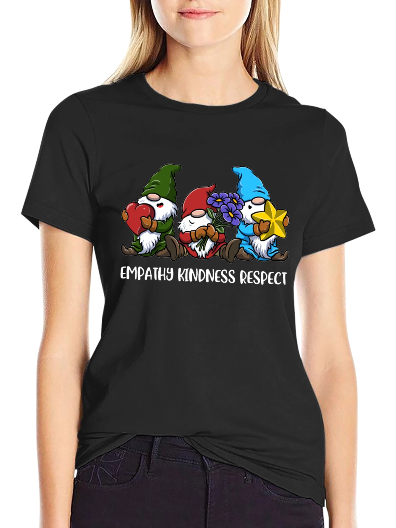 Empathy Kindness Respect Gnome T-Shirt