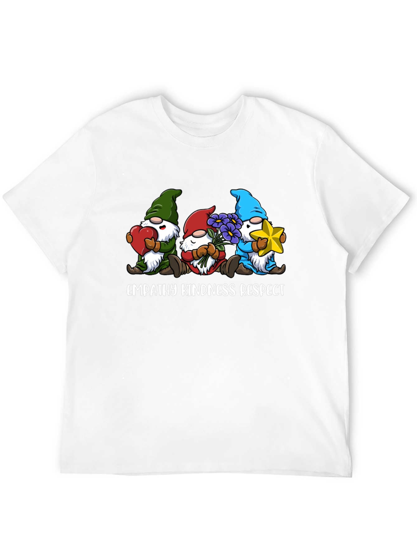 Empathy Kindness Respect Gnome T-Shirt