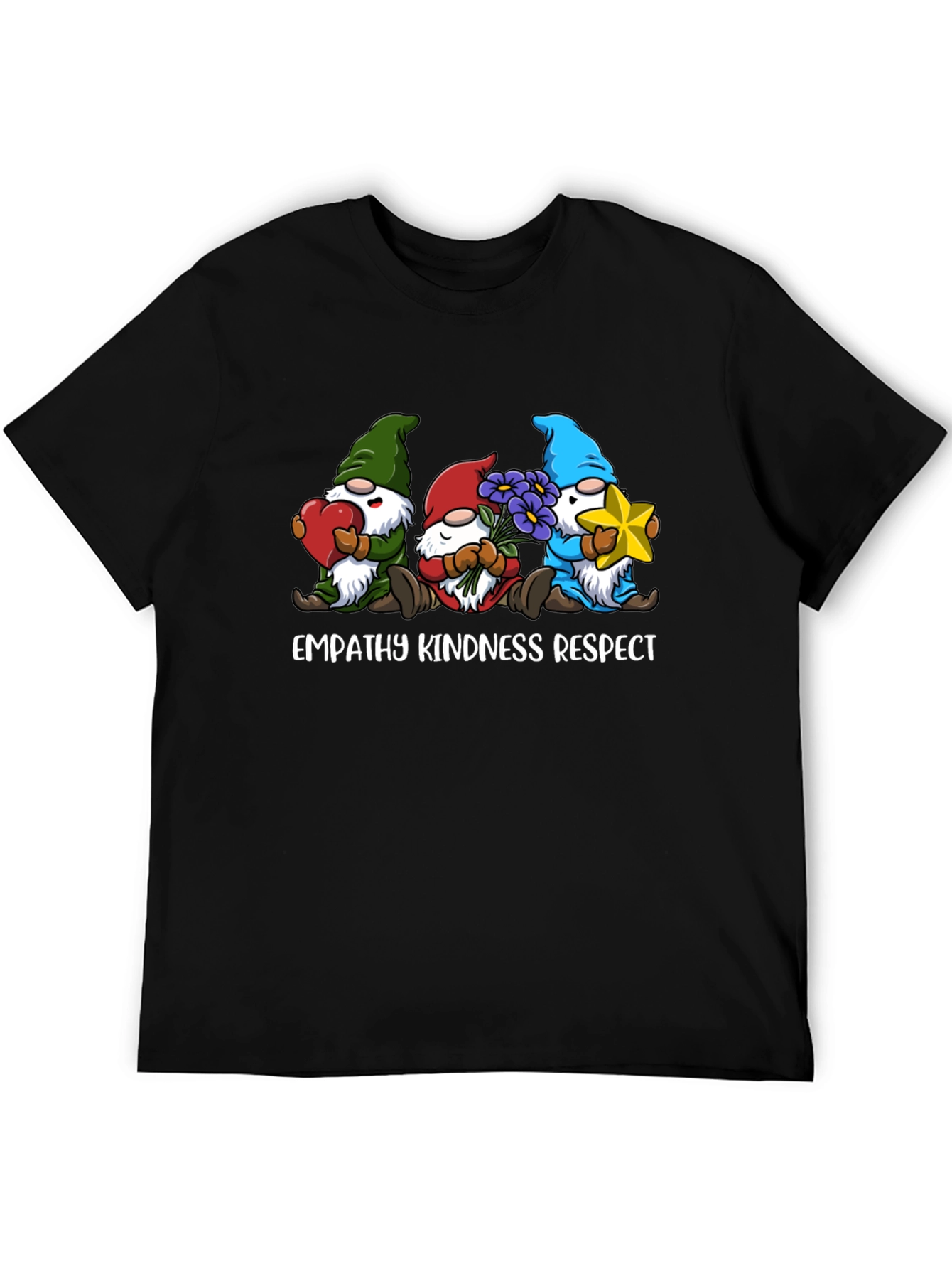 Empathy Kindness Respect Gnome T-Shirt