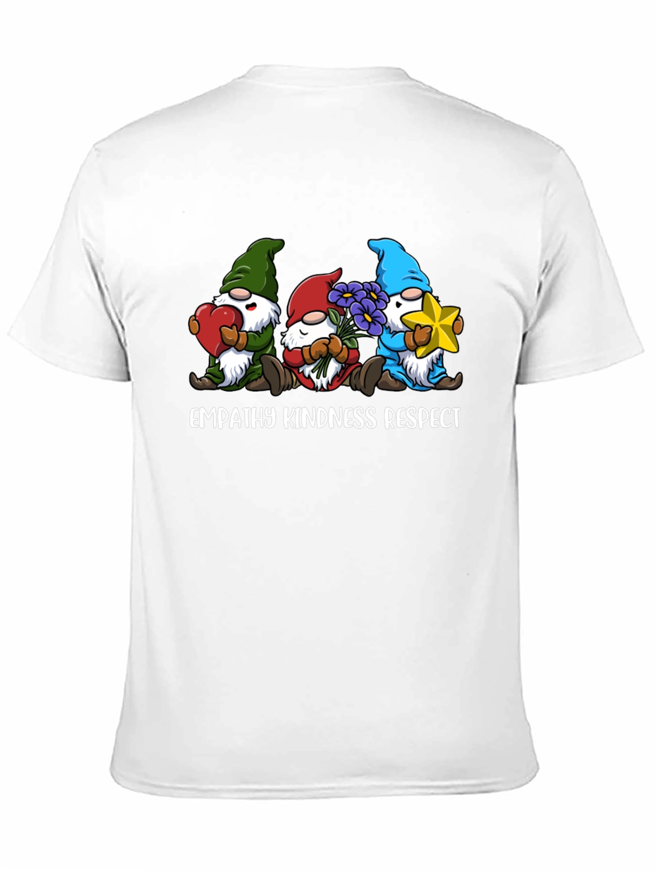 Empathy Kindness Respect Gnome T-Shirt