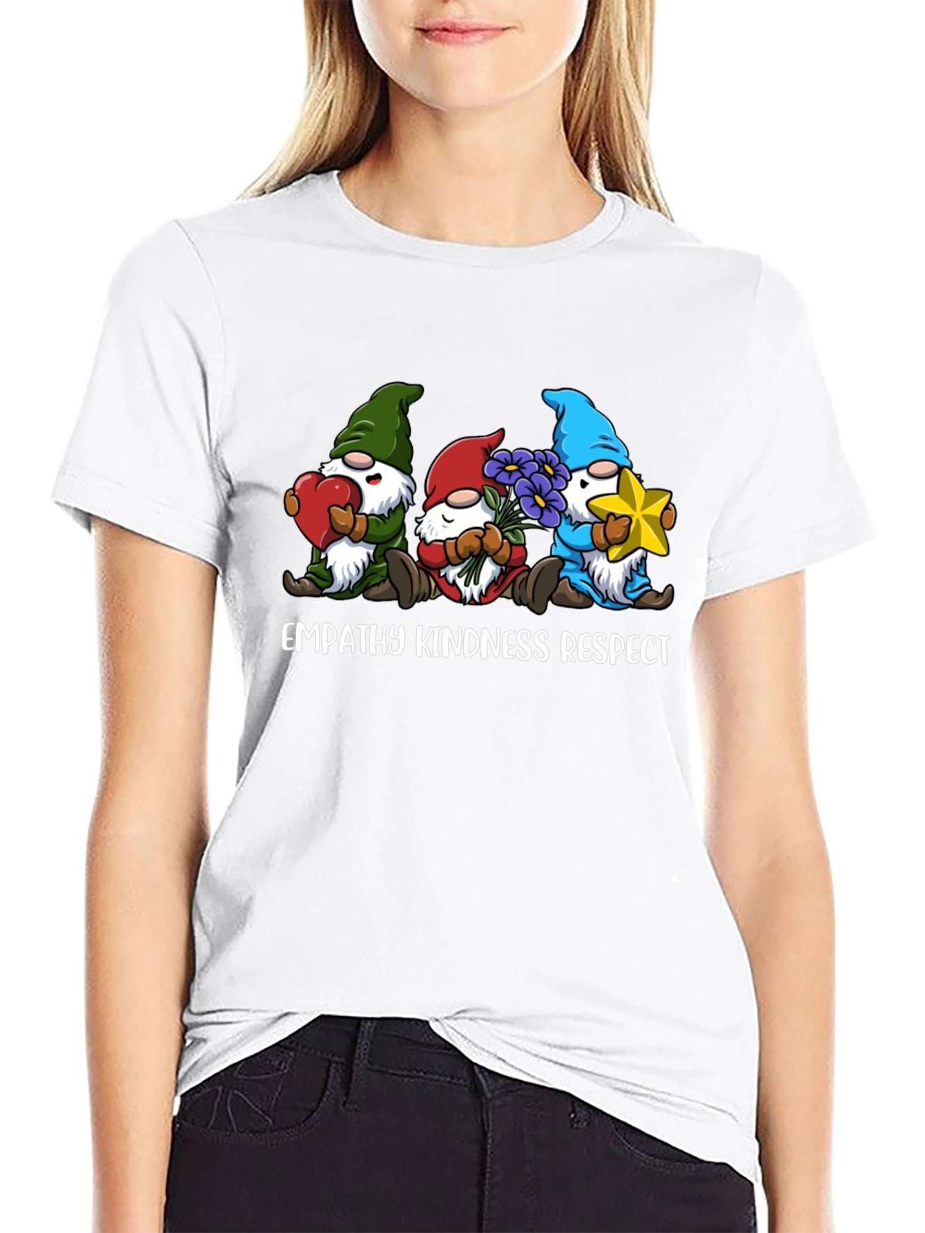 Empathy Kindness Respect Gnome T-Shirt