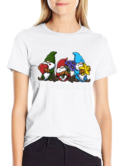 Empathy Kindness Respect Gnome T-Shirt