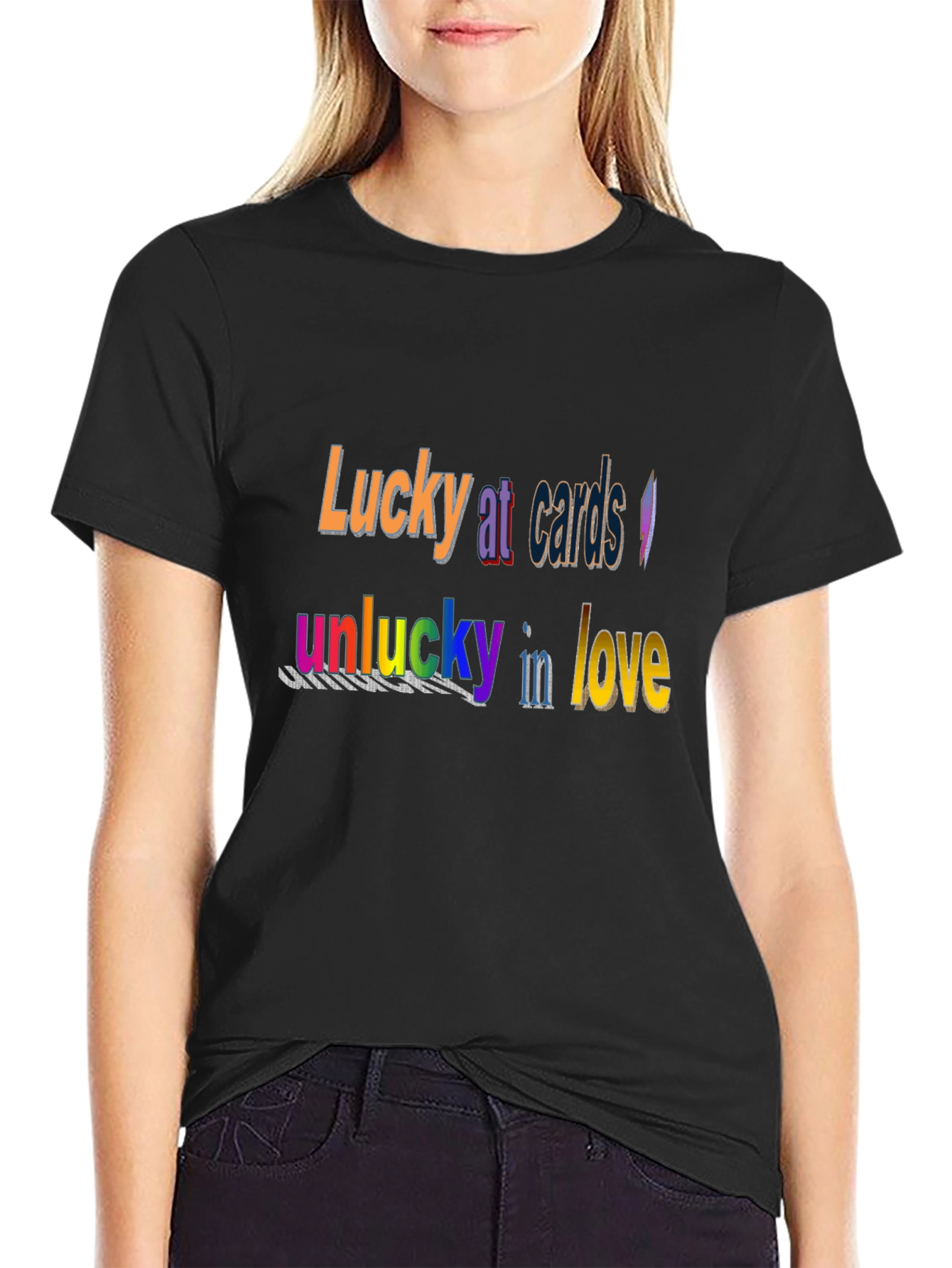 Lucky at Cards T-Shirt