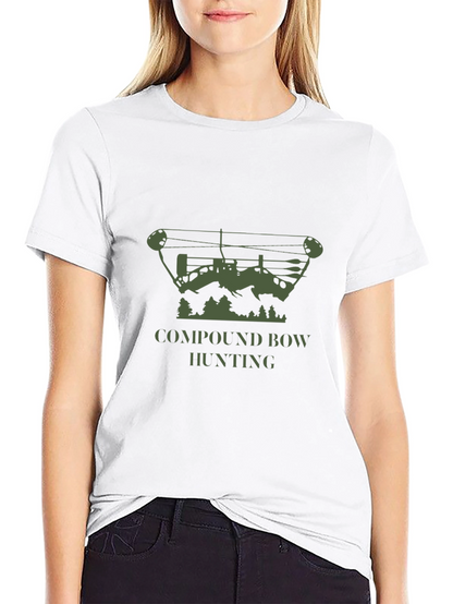 Compound Bow Hunting T-Shirt - Outdoor Enthusiast Tee