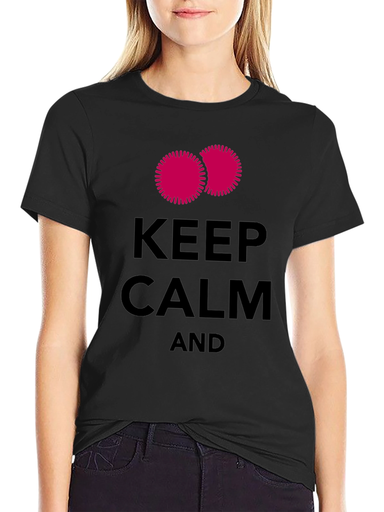Keep Calm Graphic Tee - Funny T-Shirt