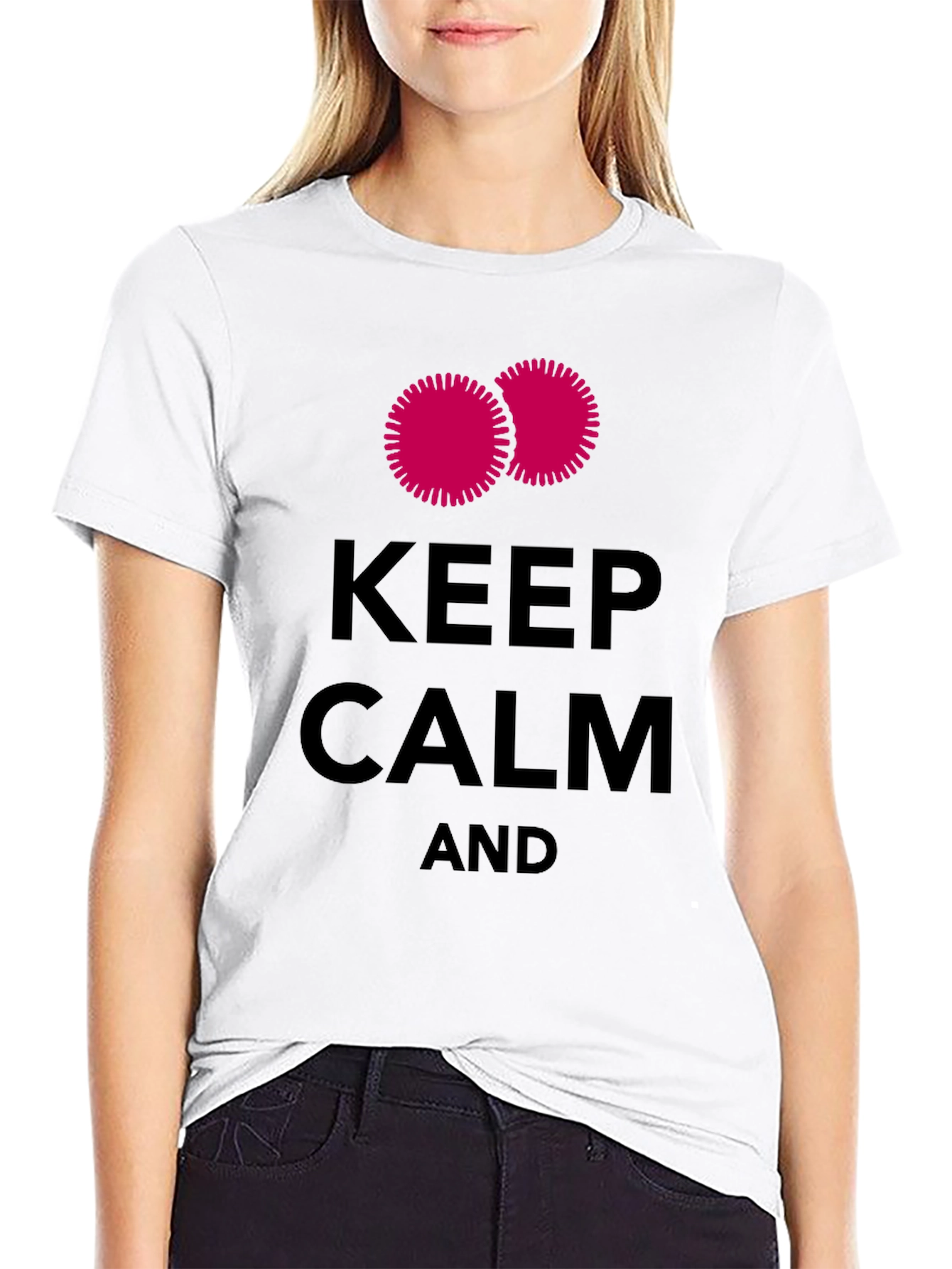 Keep Calm Graphic Tee - Funny T-Shirt