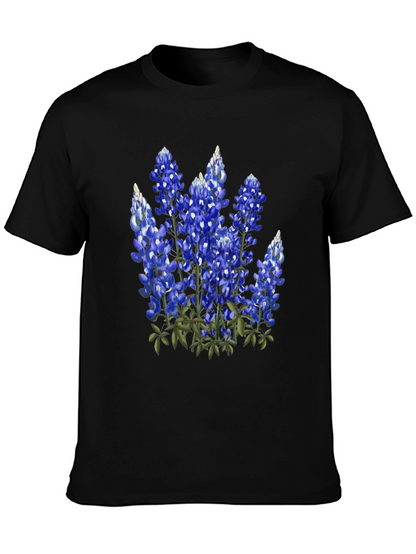 Bluebonnet Flower Graphic Tee - Texas Pride