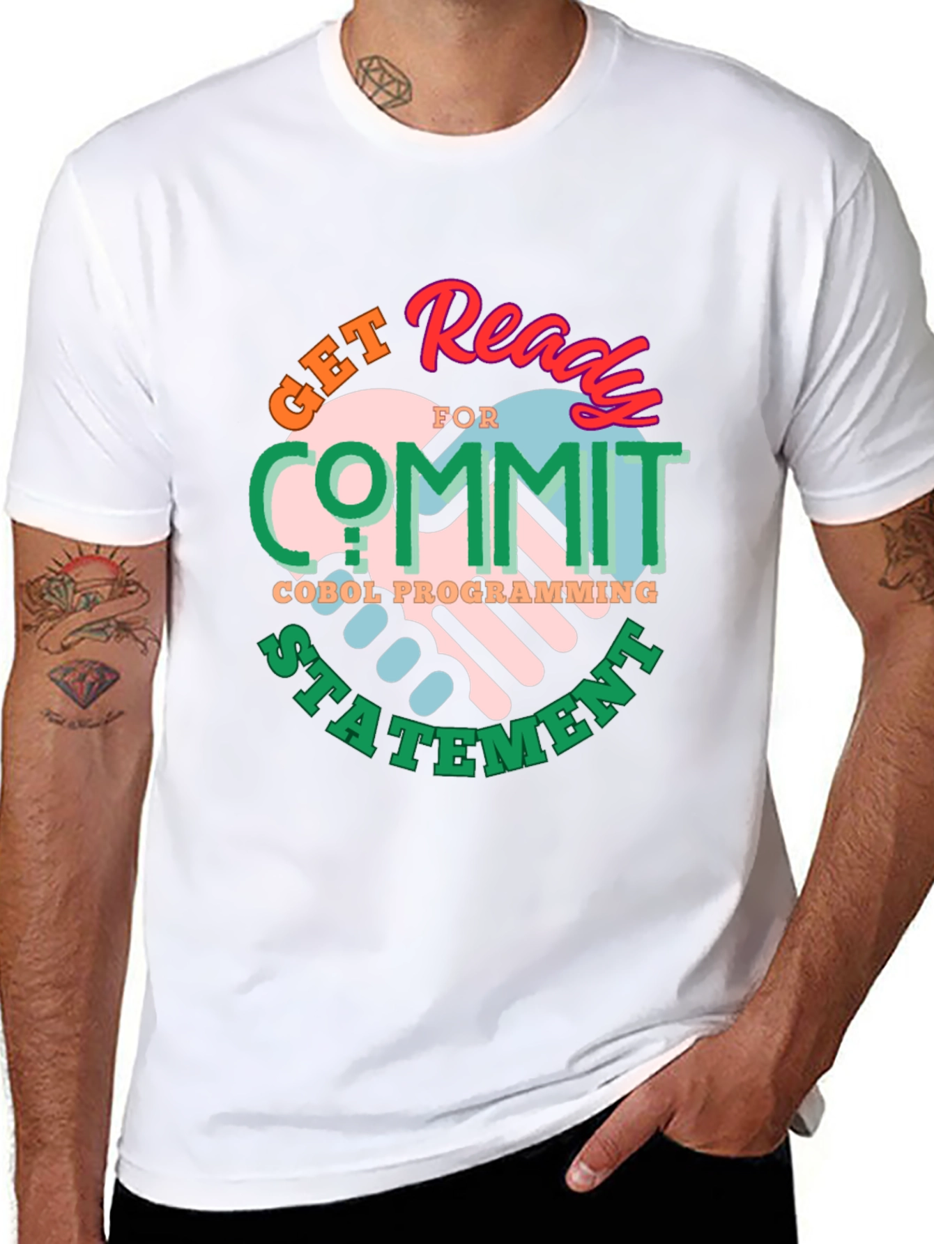Get Ready to Commit COBOL Programming Statement T-Shirt