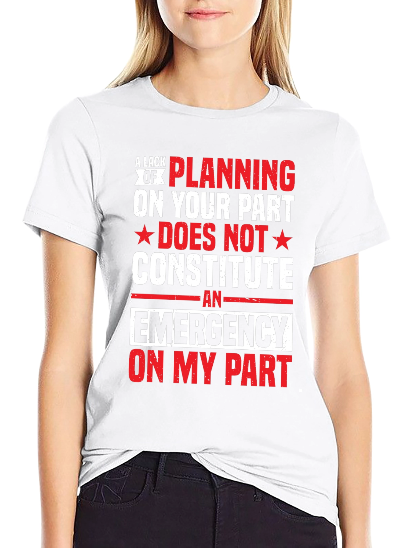 Emergency Planning Funny Novelty T-Shirt