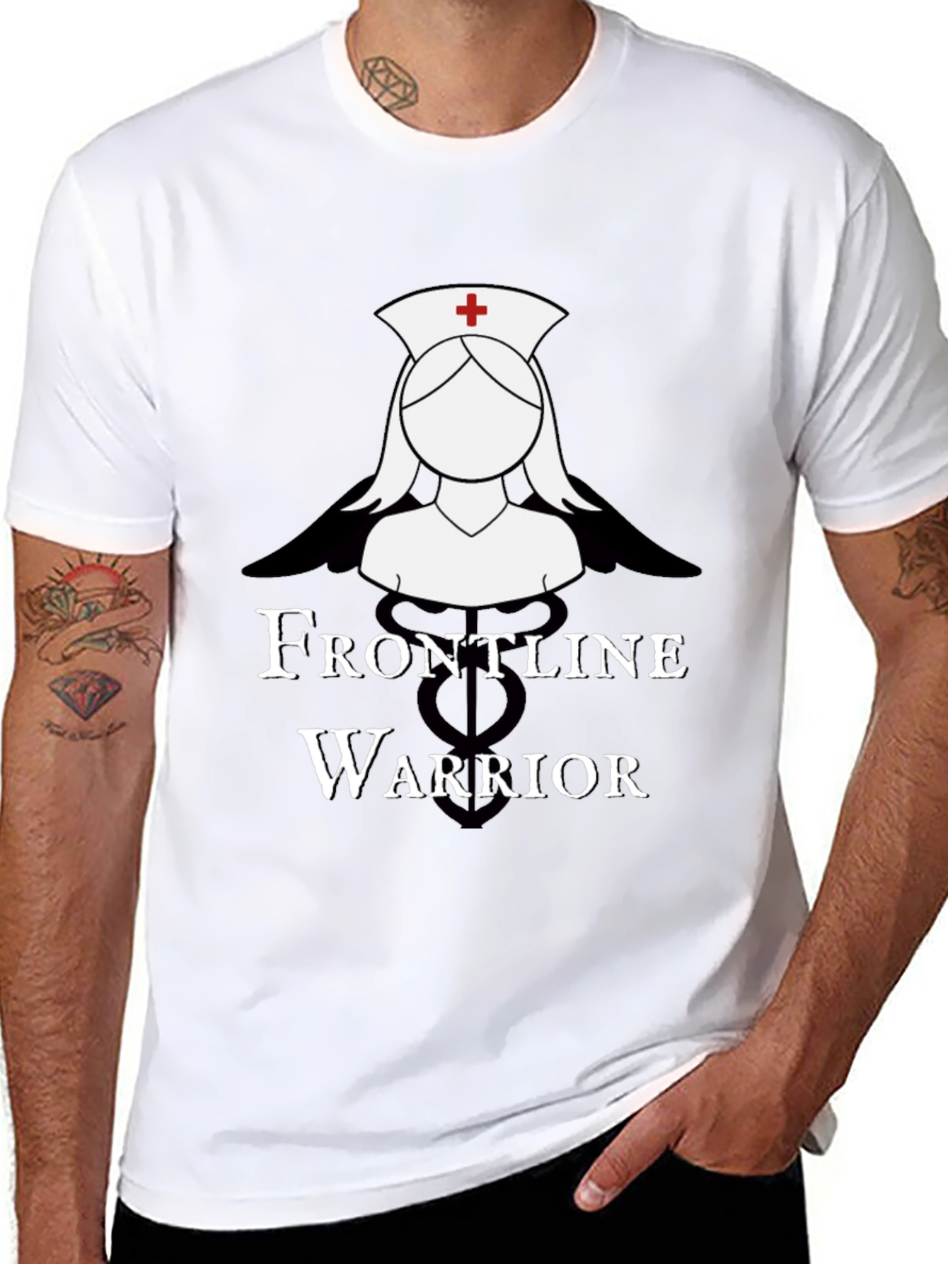 Frontline Warrior Nurse T-Shirt