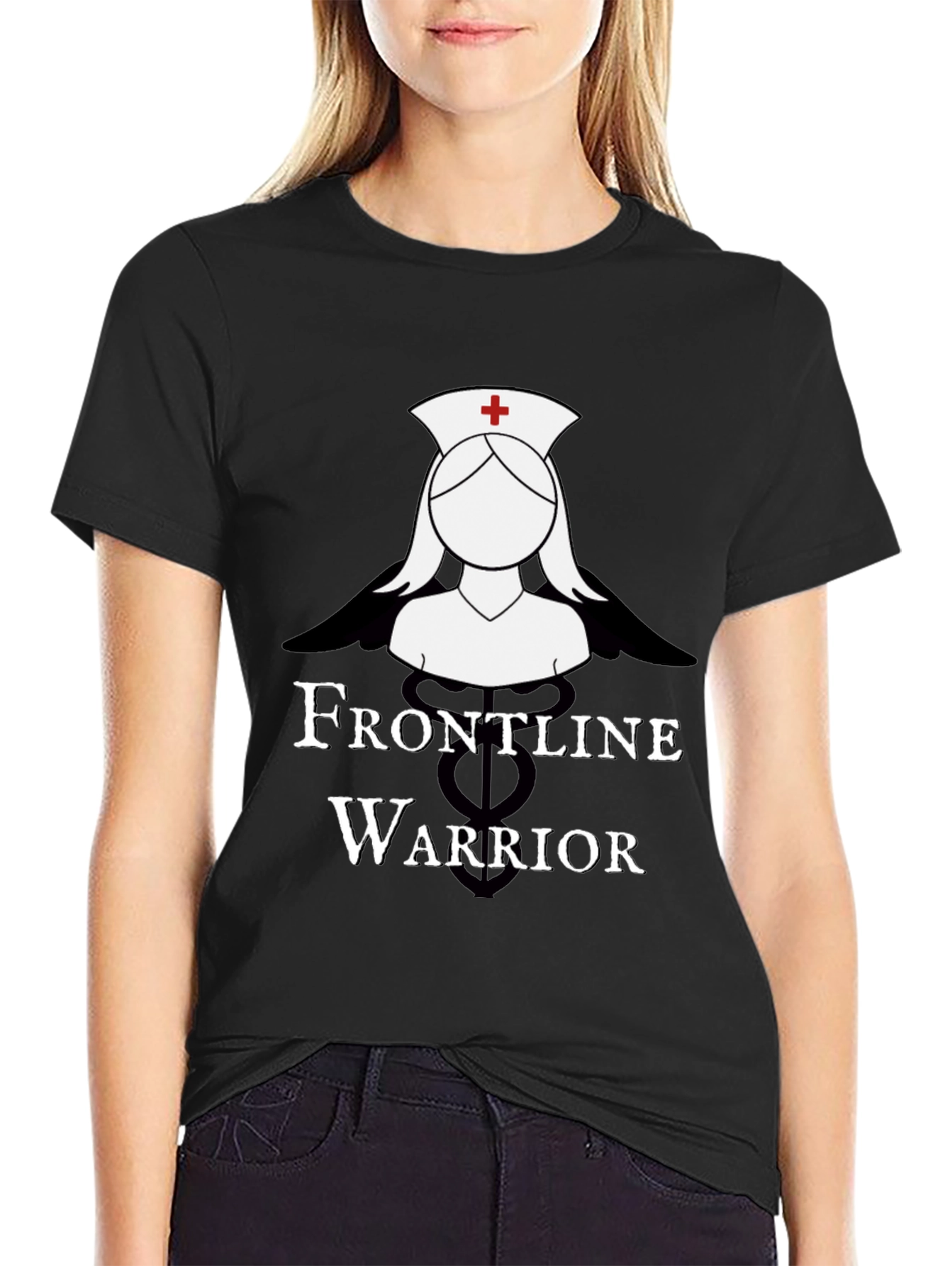 Frontline Warrior Nurse T-Shirt
