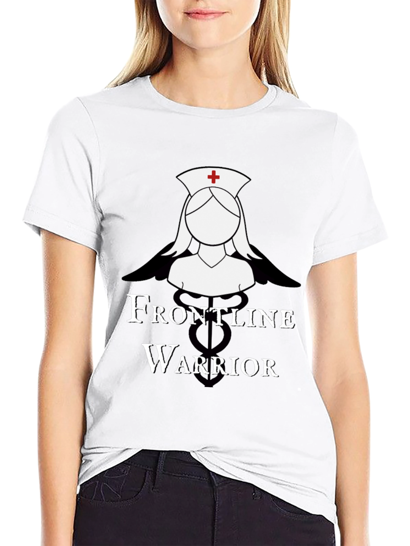 Frontline Warrior Nurse T-Shirt