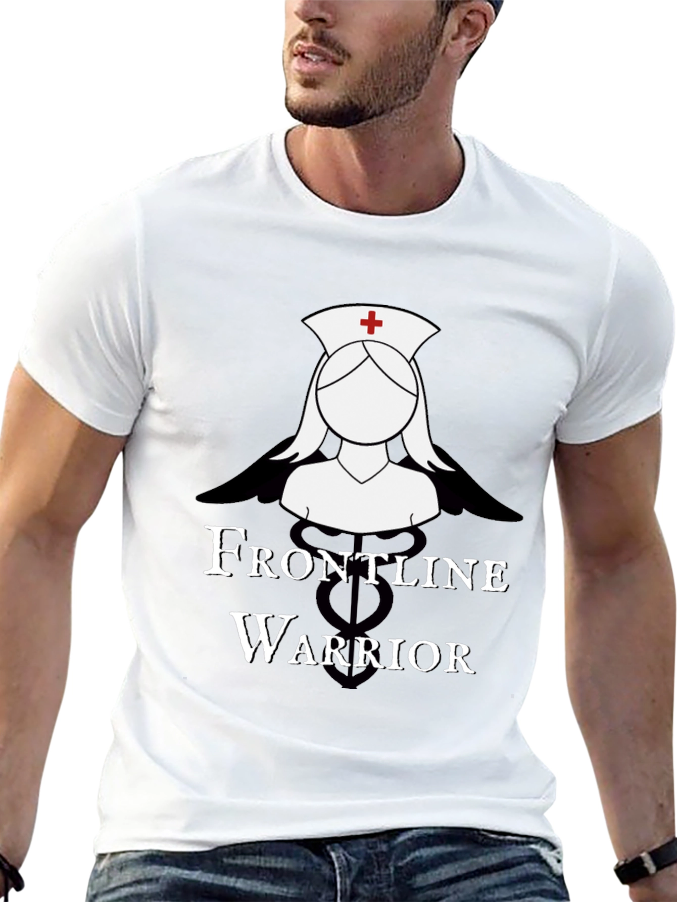 Frontline Warrior Nurse T-Shirt
