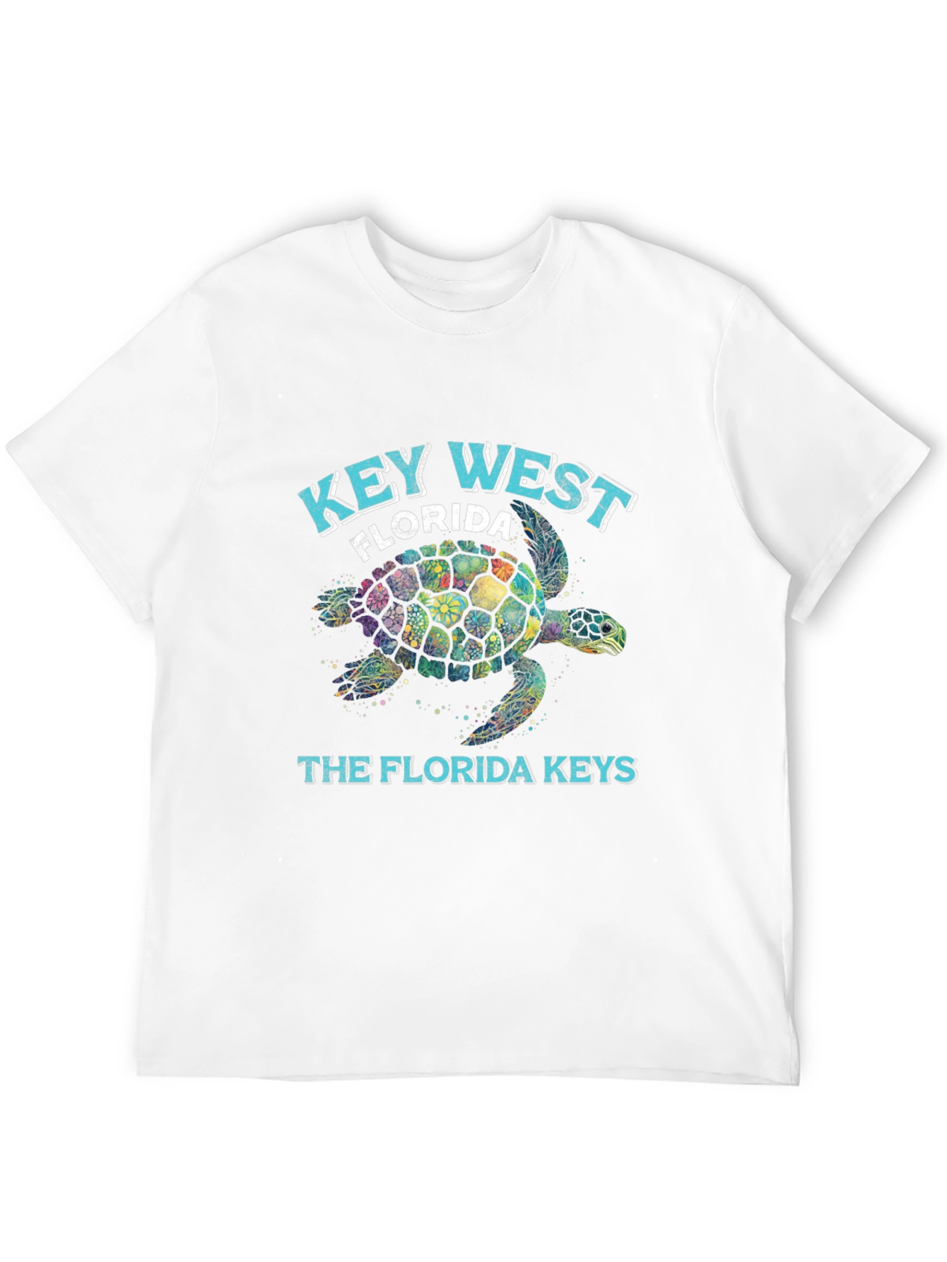 Key West Florida Turtle Graphic Tee
