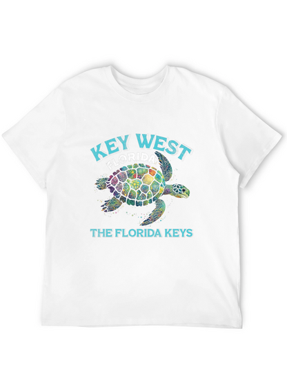 Key West Florida Turtle Graphic Tee