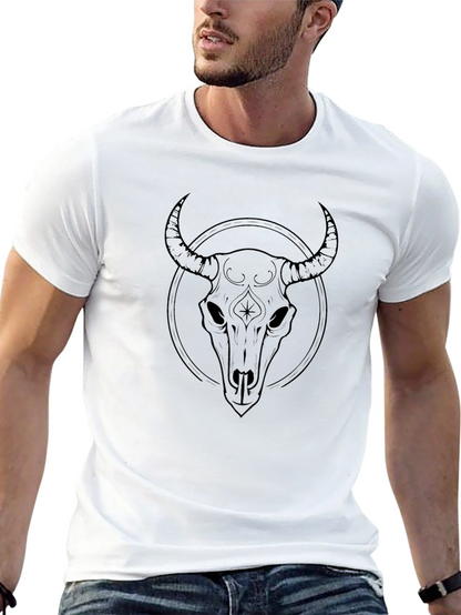 Skull Graphic Tee - Mens Black T-Shirt