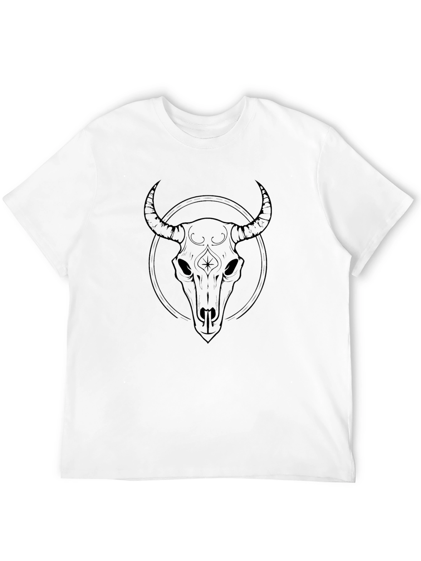 Skull Graphic Tee - Mens Black T-Shirt