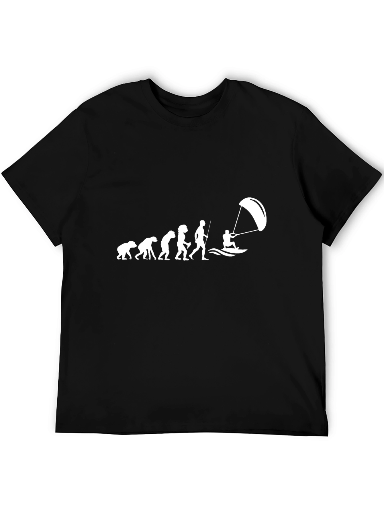 Evolution of Kiteboarding T-Shirt - Black