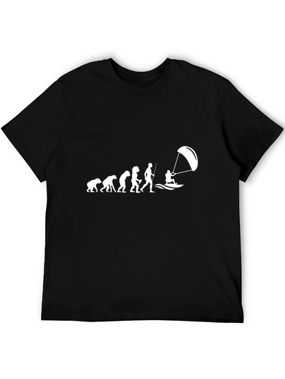 Evolution of Kiteboarding T-Shirt - Black