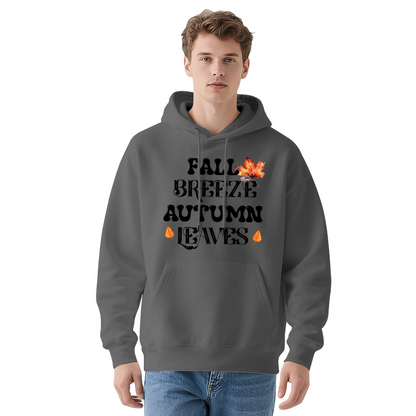 Fall Breeze Autumn Leaves Leaf Print Hoodie
