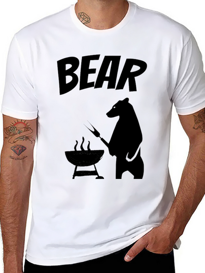 Bear BBQ T-Shirt - Funny Grilling Tee