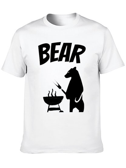 Bear BBQ T-Shirt - Funny Grilling Tee