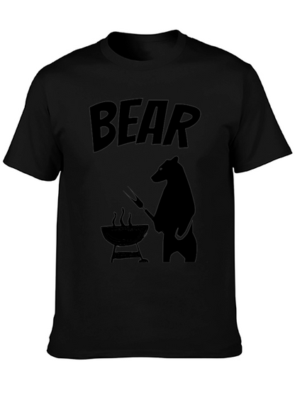 Bear BBQ T-Shirt - Funny Grilling Tee