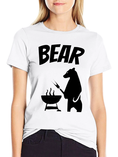 Bear BBQ T-Shirt - Funny Grilling Tee