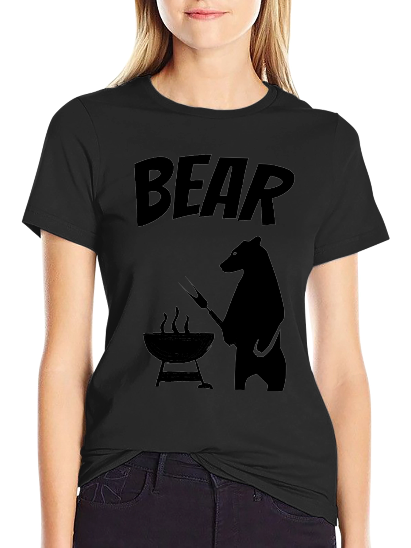 Bear BBQ T-Shirt - Funny Grilling Tee