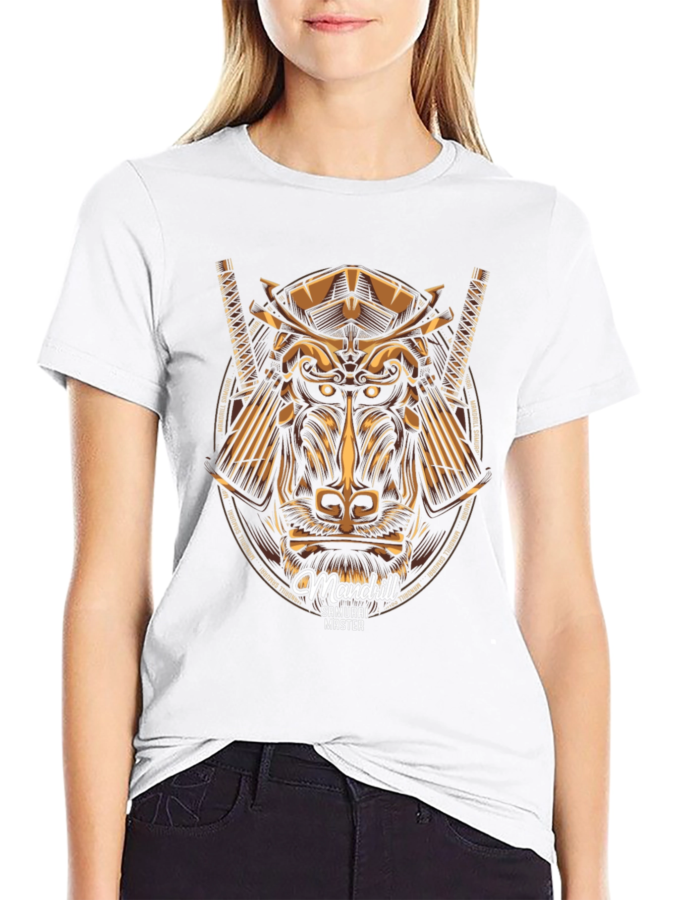 Mandrill Samurai Master Graphic T-Shirt