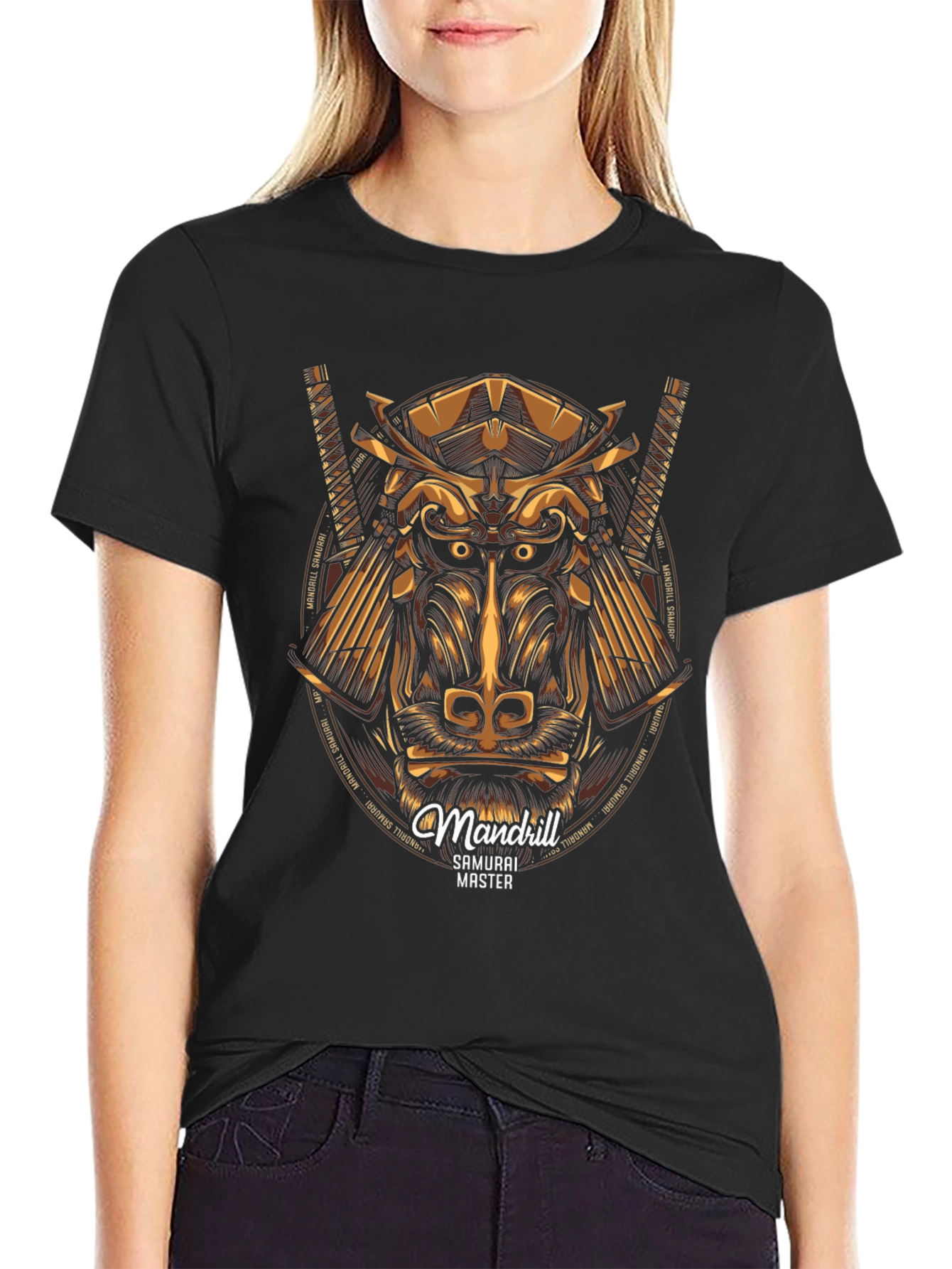 Mandrill Samurai Master Graphic T-Shirt