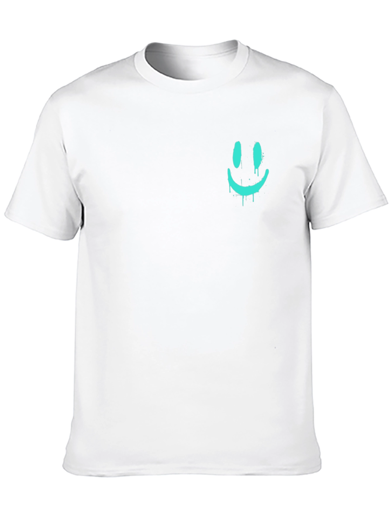 Cool Dripping Smiley Face Graphic Tee