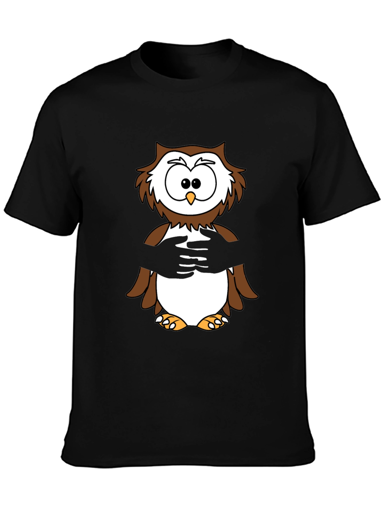 Owl Hug T-Shirt -  Cozy & Fun Design